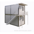 pre-made 2 story insulated flat pack house